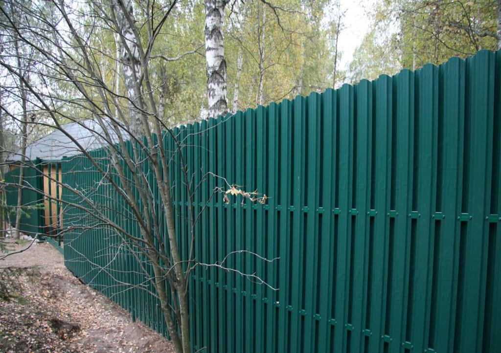 Штакетник металлический для участка